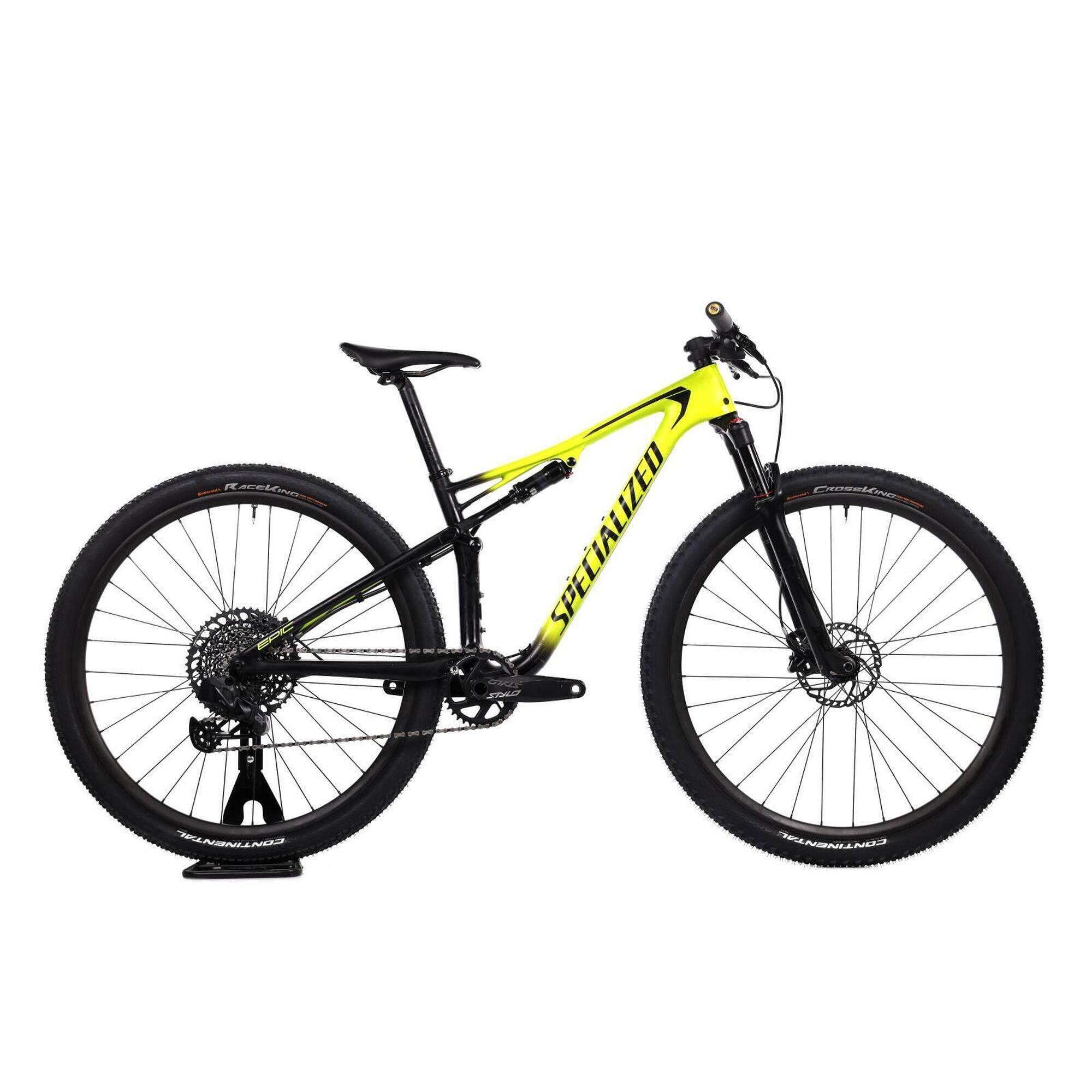 Specialized - Reconditionné - Vtt - Specialized Epic - S - Bon - Vélo Tout Terrain - Jaune - S - Decathlon