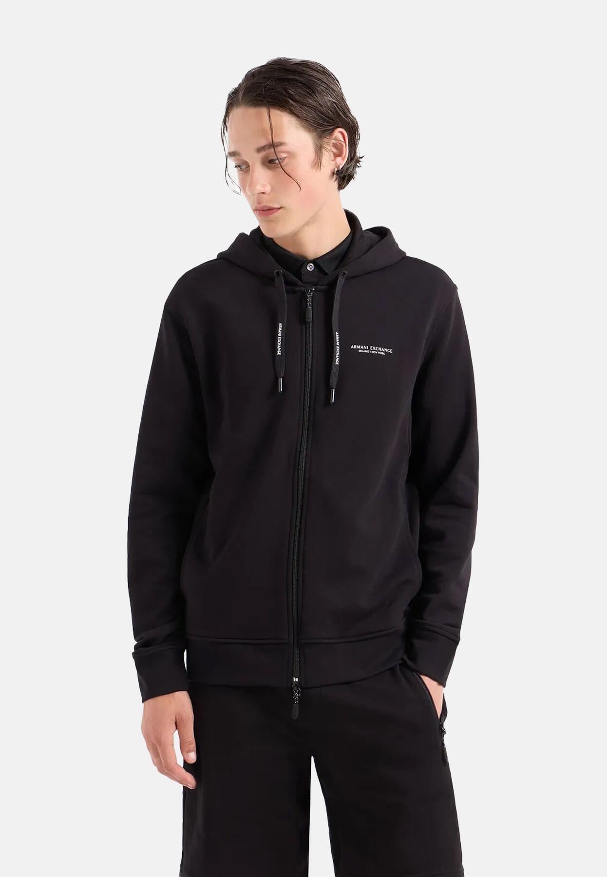 Felpe uomo armani exchange nero 2/6