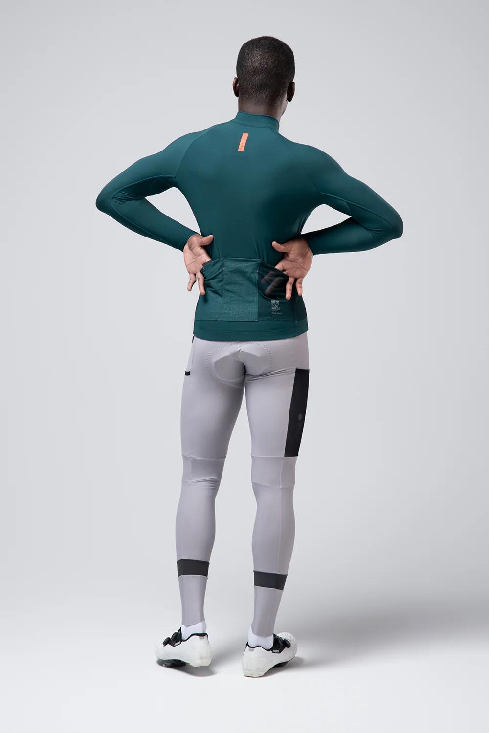 Maillot de vélo à manches longues Pacer Solid 2.0 Sunken Homme - Taille L 4/5