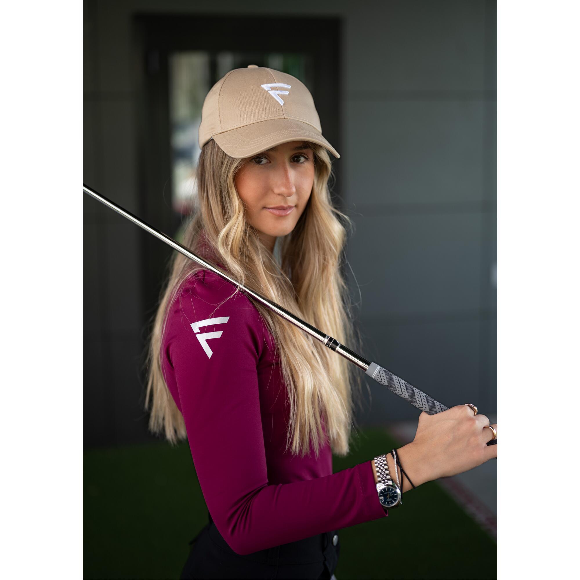 Flairway Golf - Boné De Golfe Merino – Ajustável, Respirável, Leve, Proteção Solar - Casquette - Beige - Decathlon