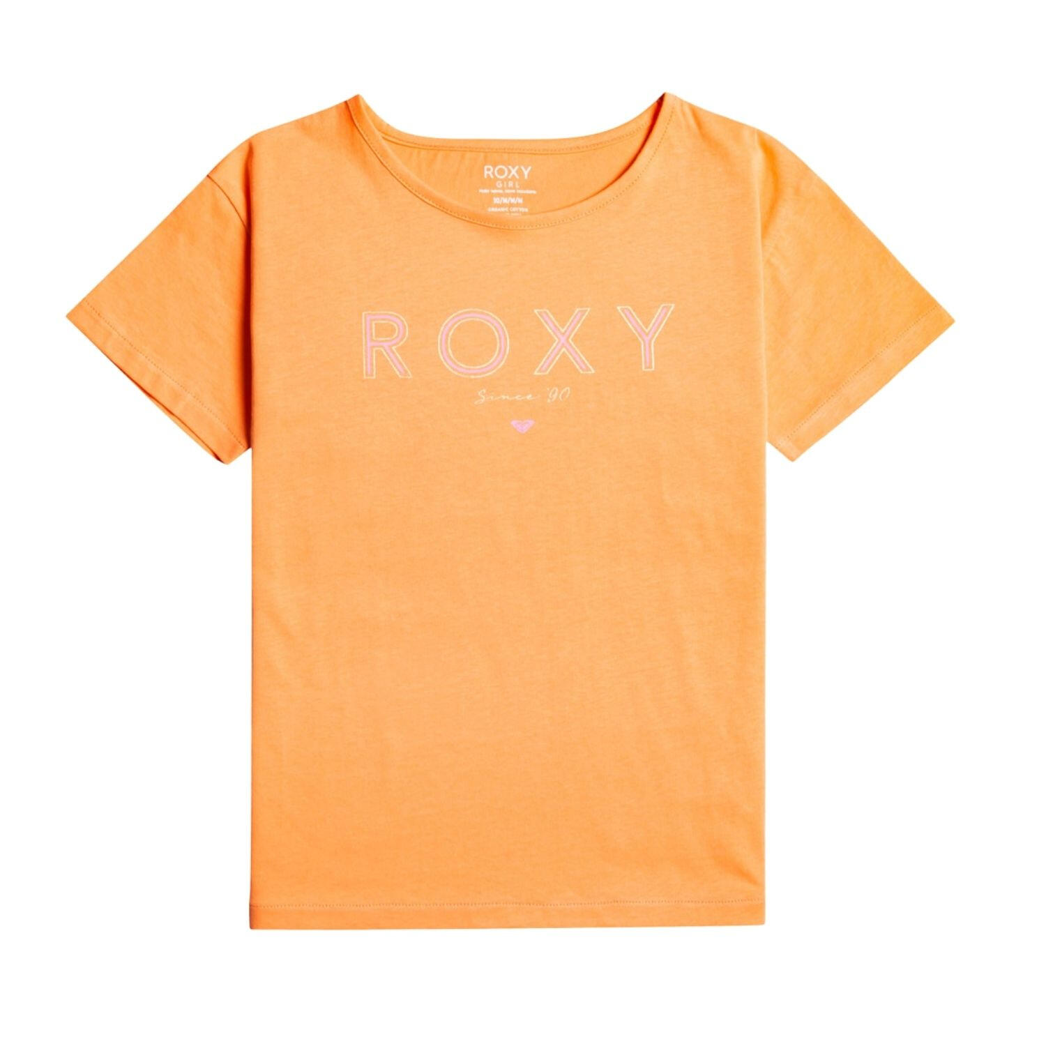 Roxy - T-shirt Fille Roxy Day And Night Orange - Maillot Manches Courtes - Orange - Decathlon