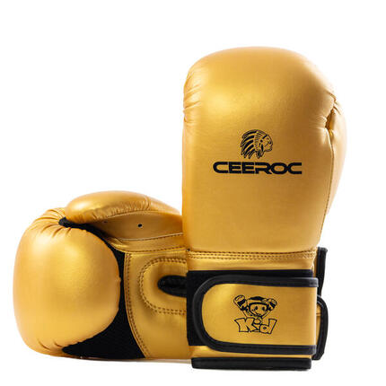 CEEROC Kinder Boxhandschuhe Kid cool gold