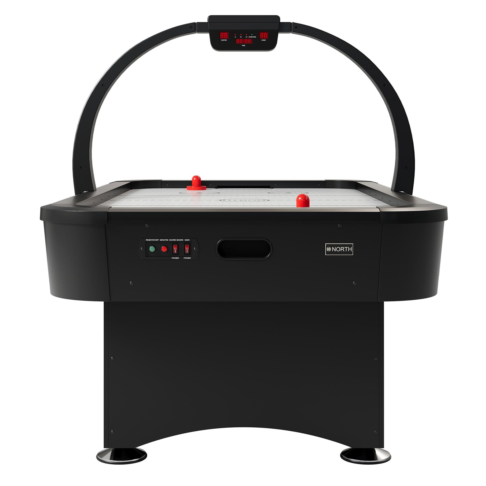 NORTH Thunder Table De Air Hockey Noir/Blanc 7FT 3/4