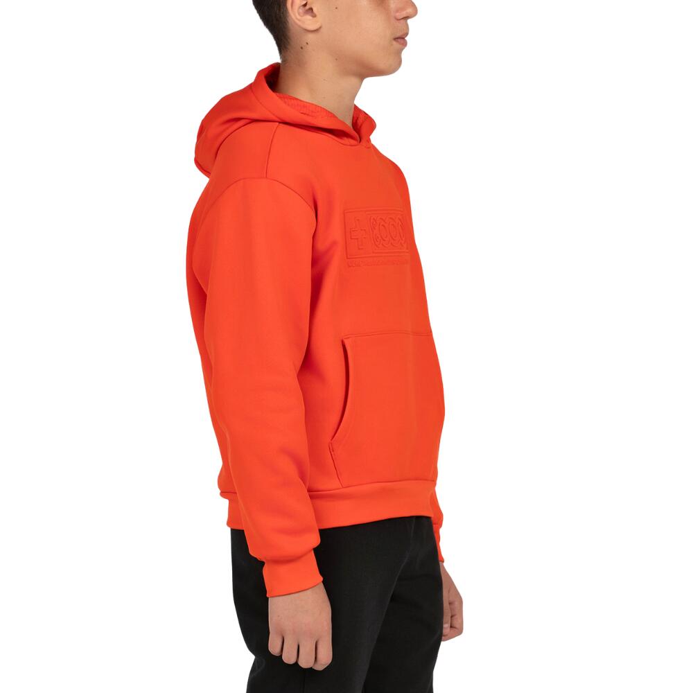 +8000 INDIRA Laranja – Camisola com capuz para criança Trekking, interior felpud 2/4