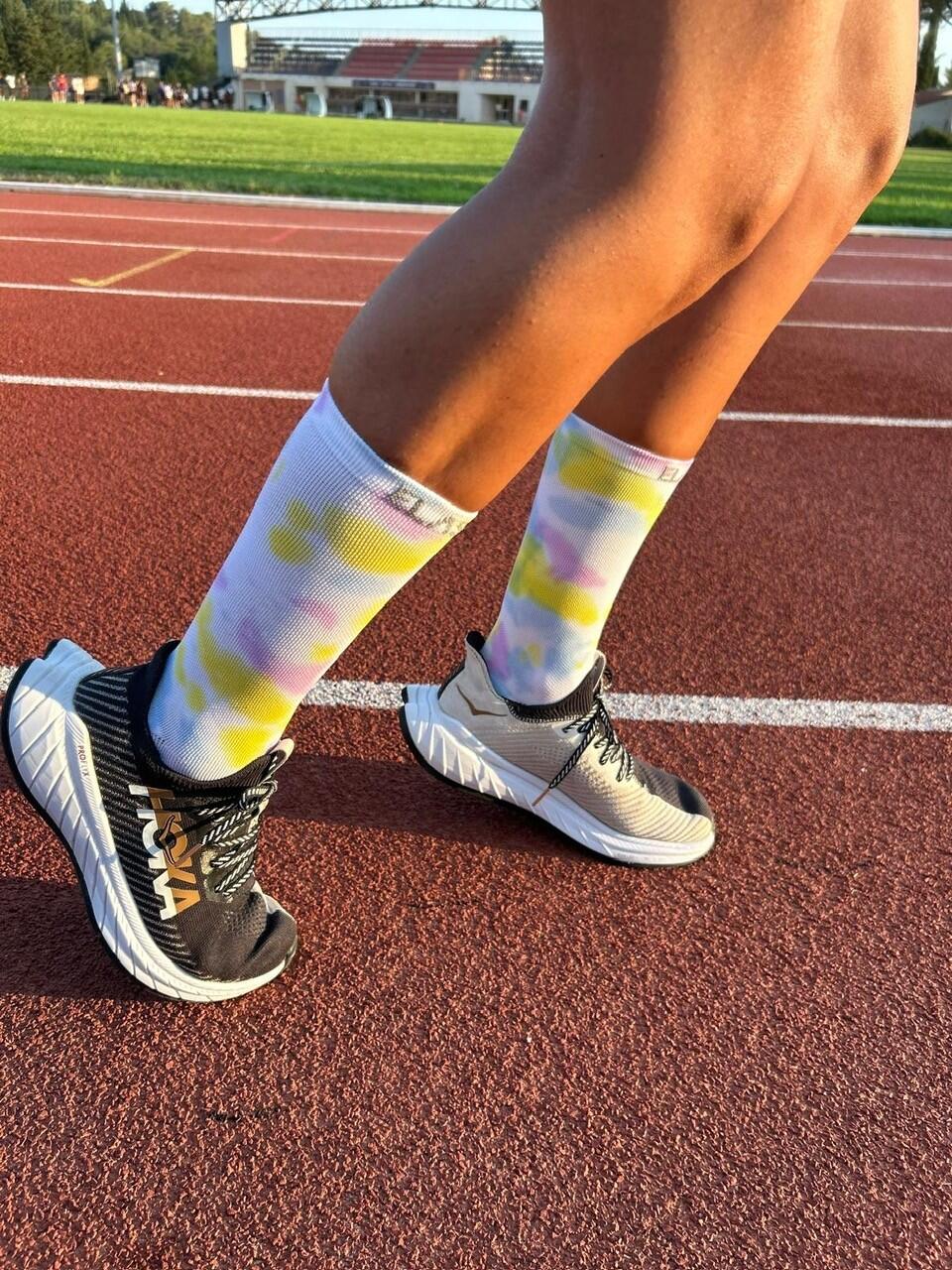 Chaussettes de Course Mi-Mollet - Running, Vélo et sports - La Fleurie 2/7