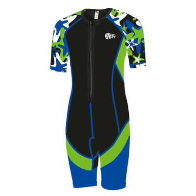 Beco -sealife wetsuit blauw/groen