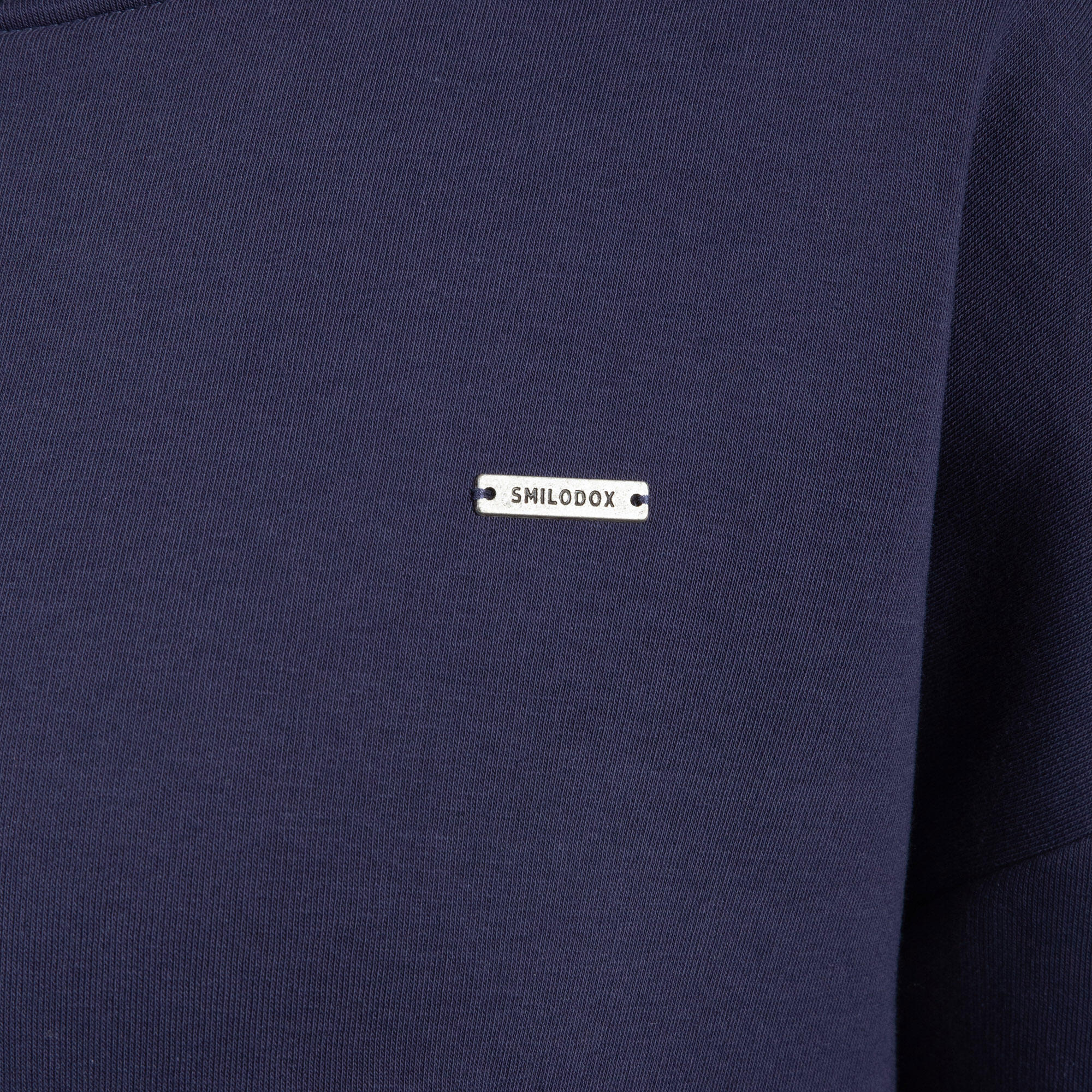 Unisex Sweatshirt Riven Marineblau 3/5