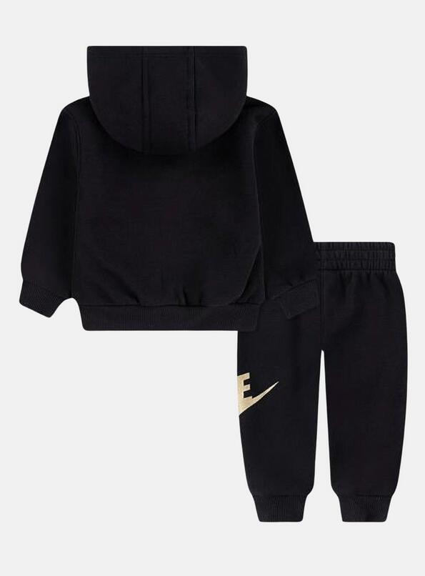 Tuta bambino nike club fleece - nero 2/4