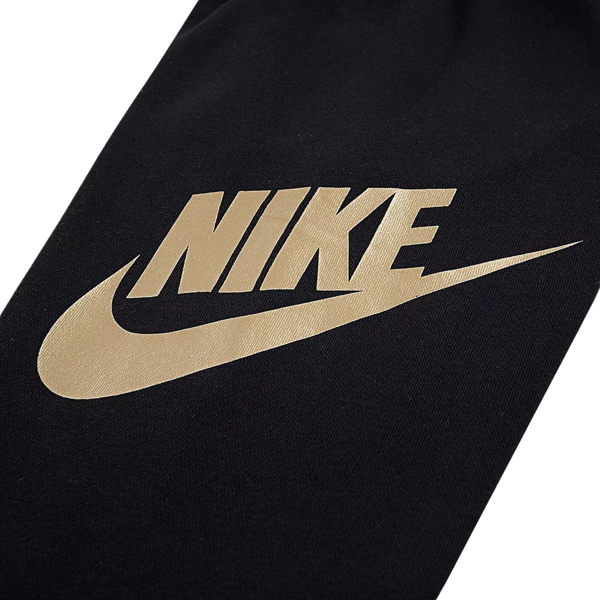 Tuta bambino nike club fleece - nero 4/4