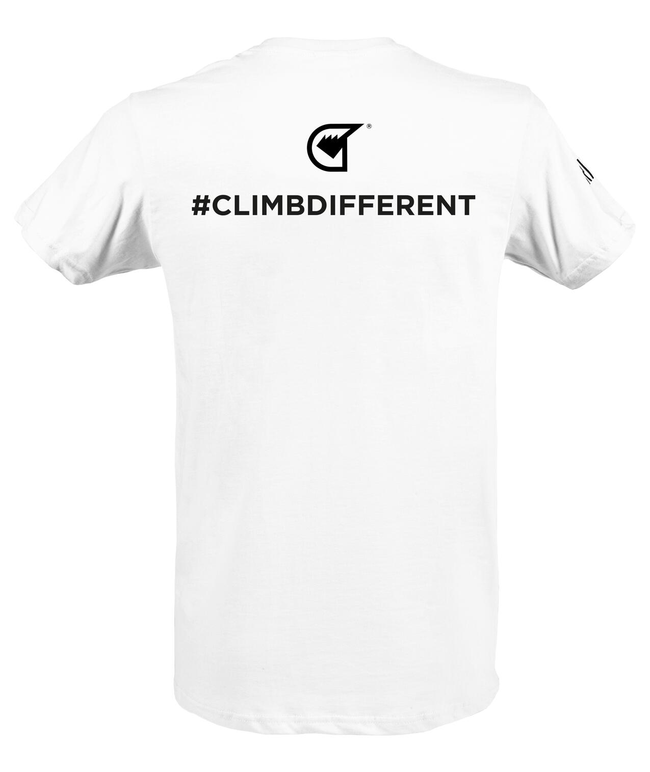 T-shirt Grivel White #CLIMBDIFFERENT Uomo 2/2
