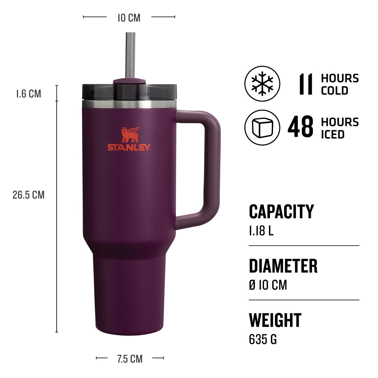 Bouteille D'Eau Isotherme 1,18L - Yoga - Fitness - Gourde Avec Poignée - Thermos 2/6