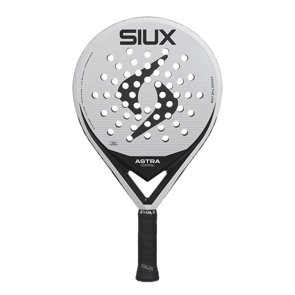 Siux - Siux - Raquette De Padel Astra Ctrl 2026 Niveau Intermédiaire Forme Ronde - Raquette De Padel - Blanc - Taille Unique - Decathlon