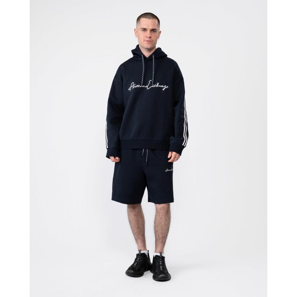 FELPA uomo armani exchange blu 4/4
