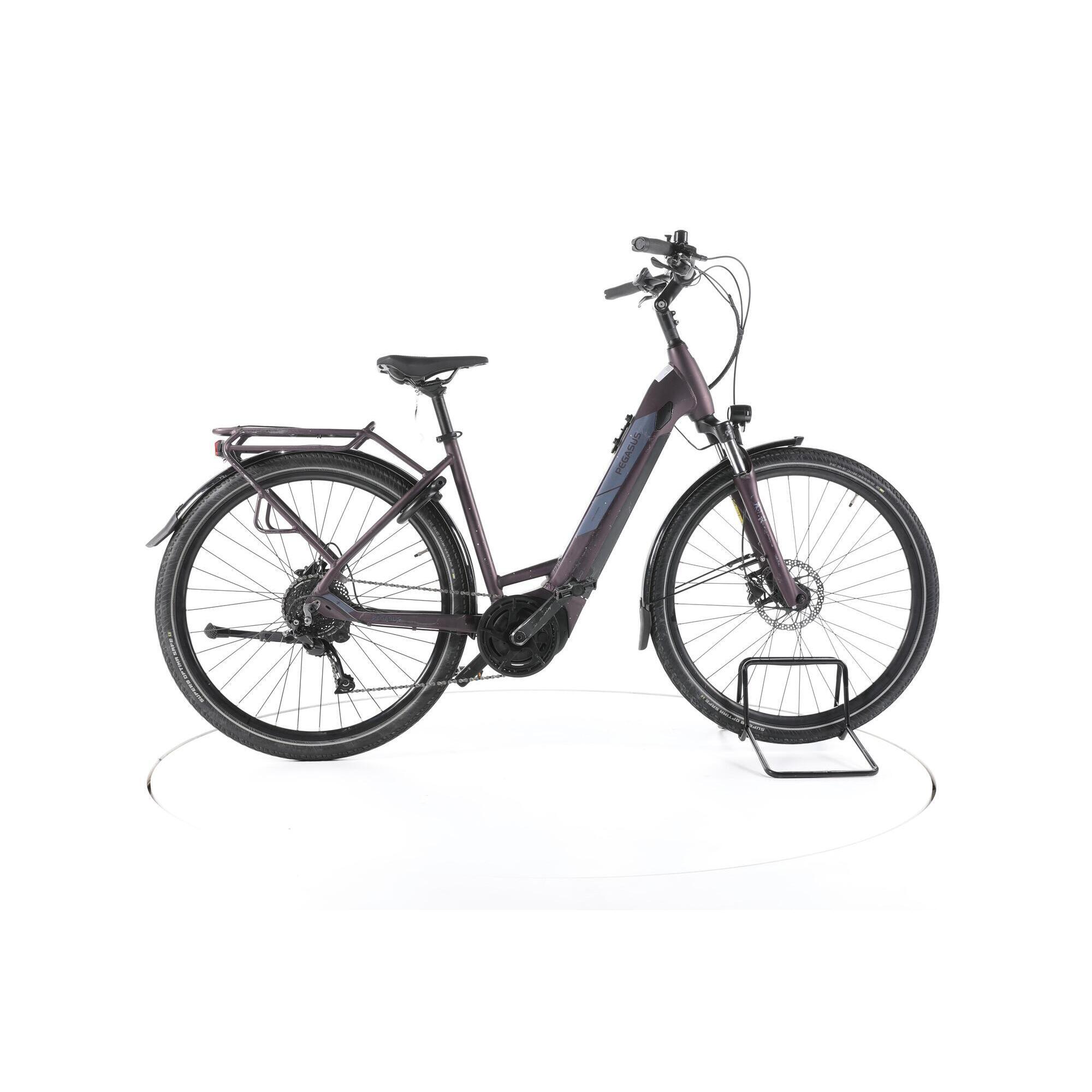Pegasus - Reconditionné - Pegasus Solero Evo 9 Trekking Vélo Entrée Basse - Bon - Vélo De Voyage - Violet - 50 - Decathlon