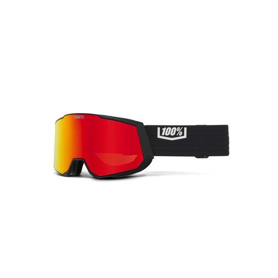 Masque de ski Snow Goggle SNOWCRAFT XL HiPER, noir-rouge ML Mirror