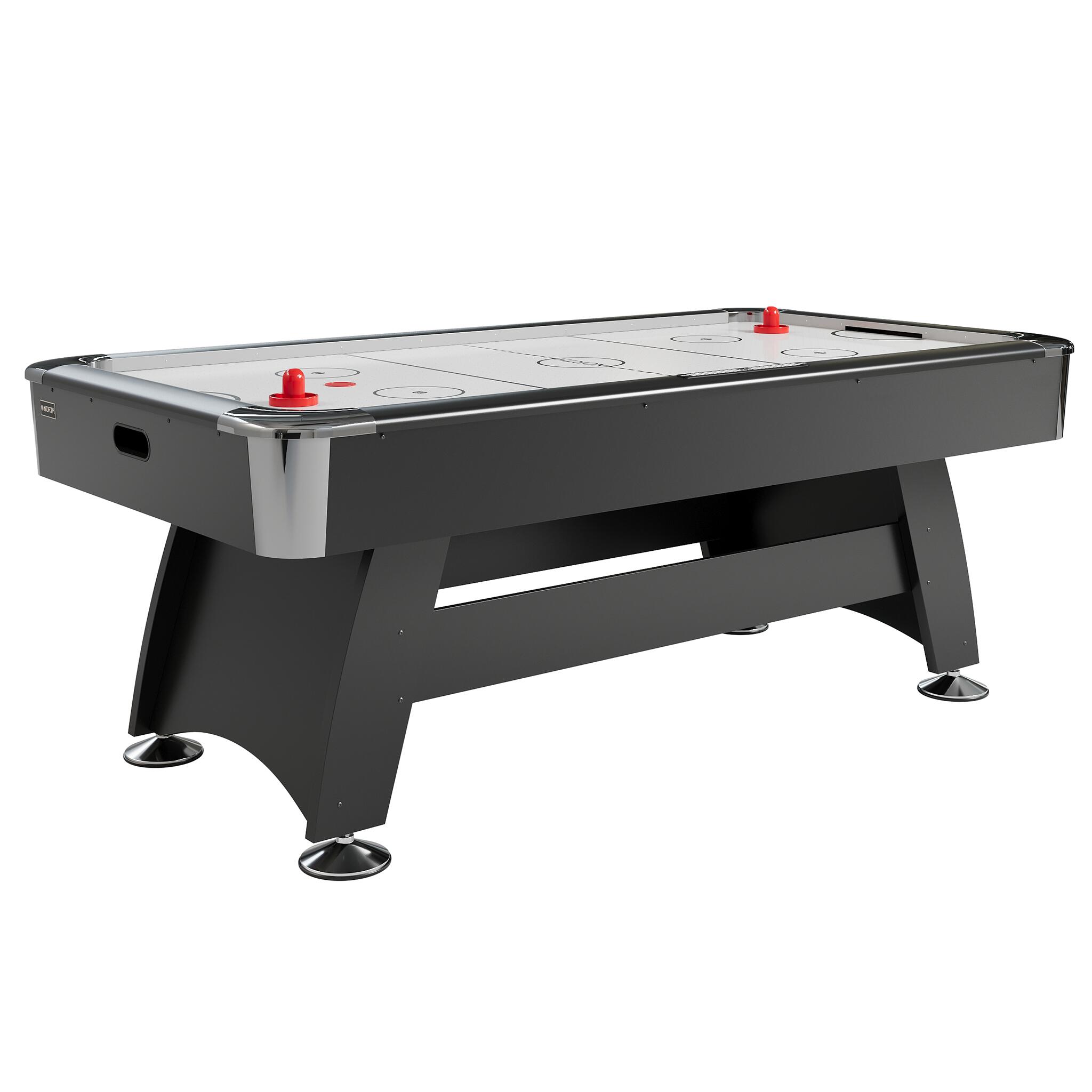 North Sports - North Storm Table De Air Hockey Noir/blanc 7ft - Table De Air Hockey - Noir - No Size - Decathlon