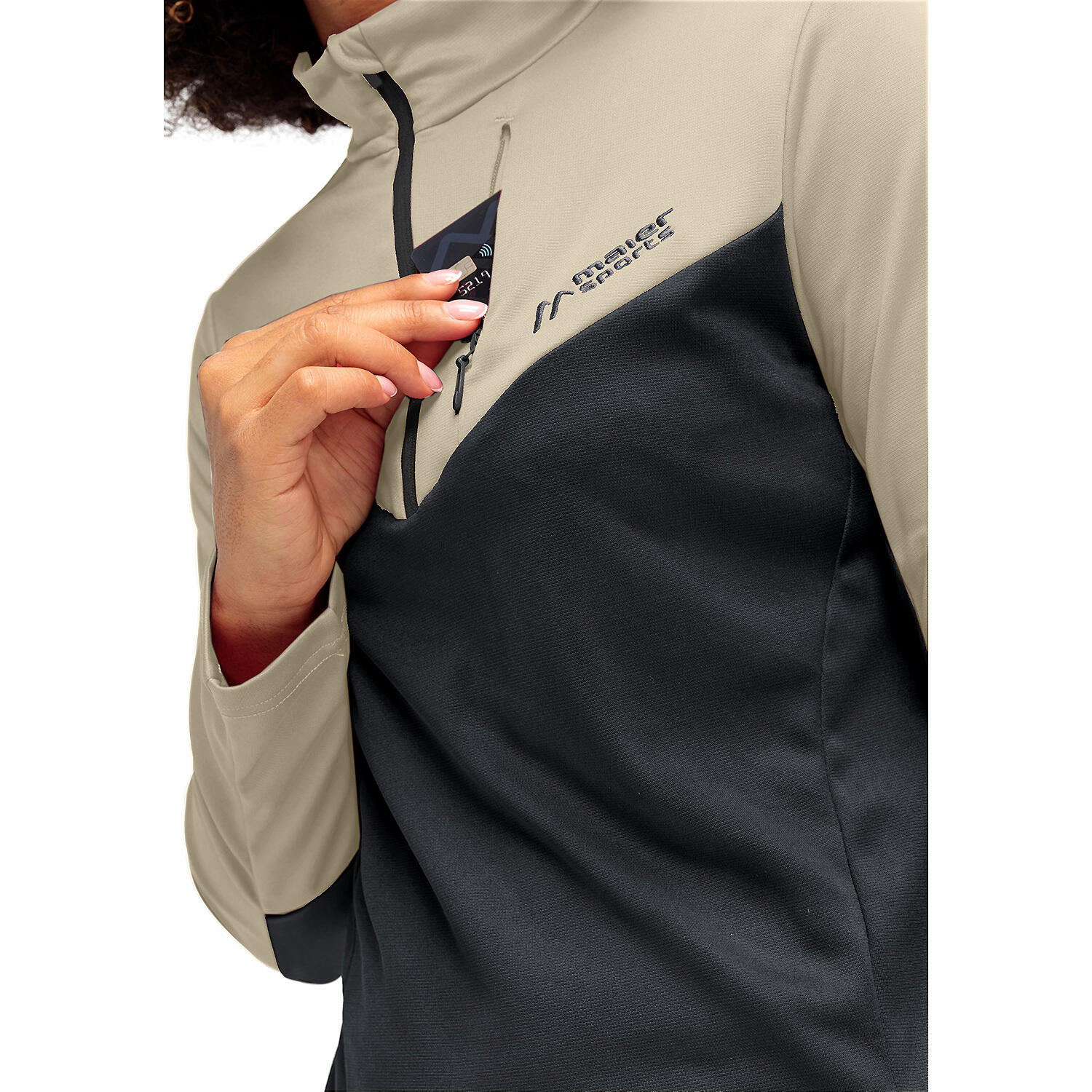 Maglia termica da donna Maier Sports Evii 3/3