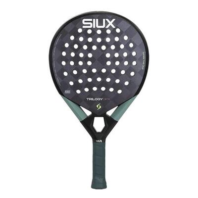 Siux - Pala de Pádel Trilogy Pro 2026 Noir Fog nivel profesional forma redonda