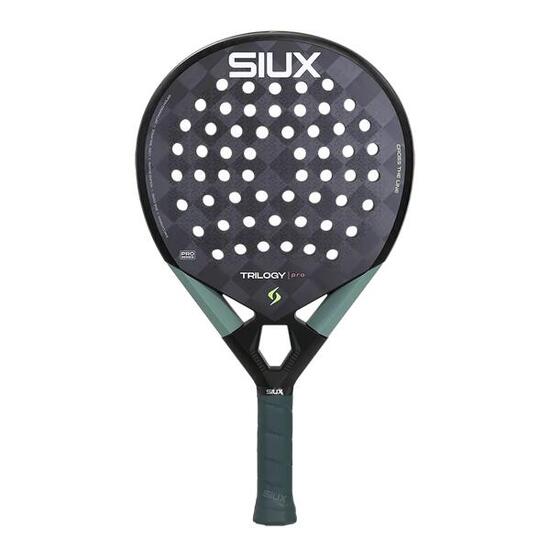Siux - Pala de Pádel Trilogy Pro 2026 Noir Fog nivel profesional forma redonda