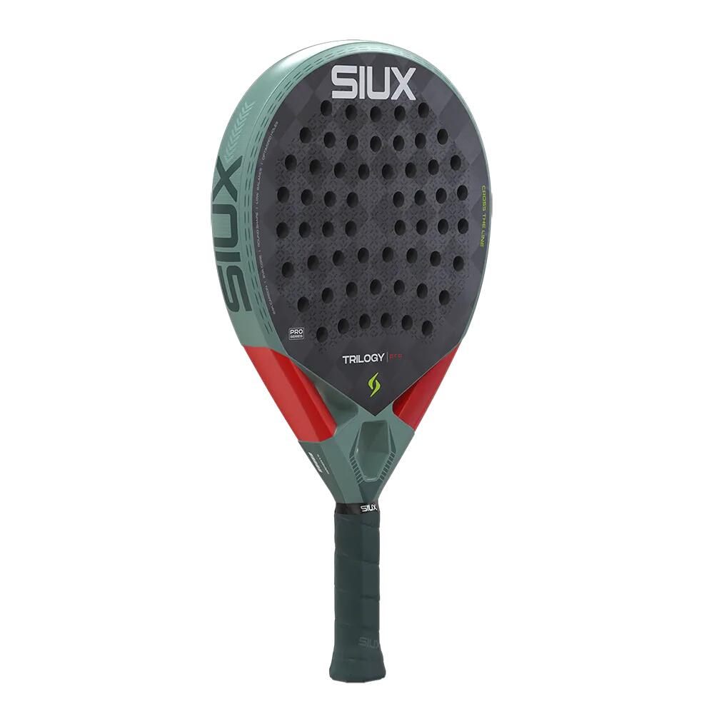 Siux - Raquete de Padel Trilogy Pro 2026 Verde Cinza nível profissional 5/7