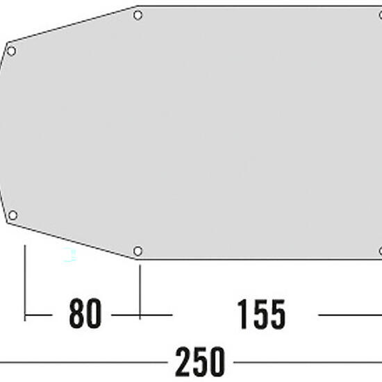 Zelt-Kleinteile ZELTUNTERLAGE 250x155