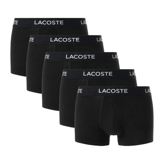 Lacoste Stretchcotton Trunk Boxershorts Herren (5er Pack) 5H1292