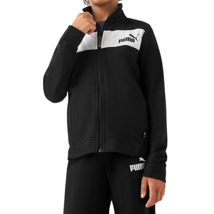 Komplet dresowy dziecięcy chłopięcy sportowy czarny spodnie bluza PUMA