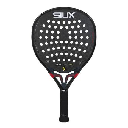 Siux - Pala de Pádel Electra Pro 2026 Shadow Red nivel profesional forma híbrida