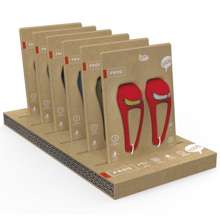 KNOG Luci di bicicletta USB Knog Frog (x6)