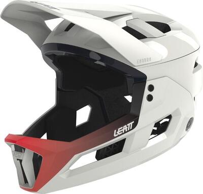 Casco MTB 3.0 per Enduro versatile con mentoniera removibile Bianco Uomo