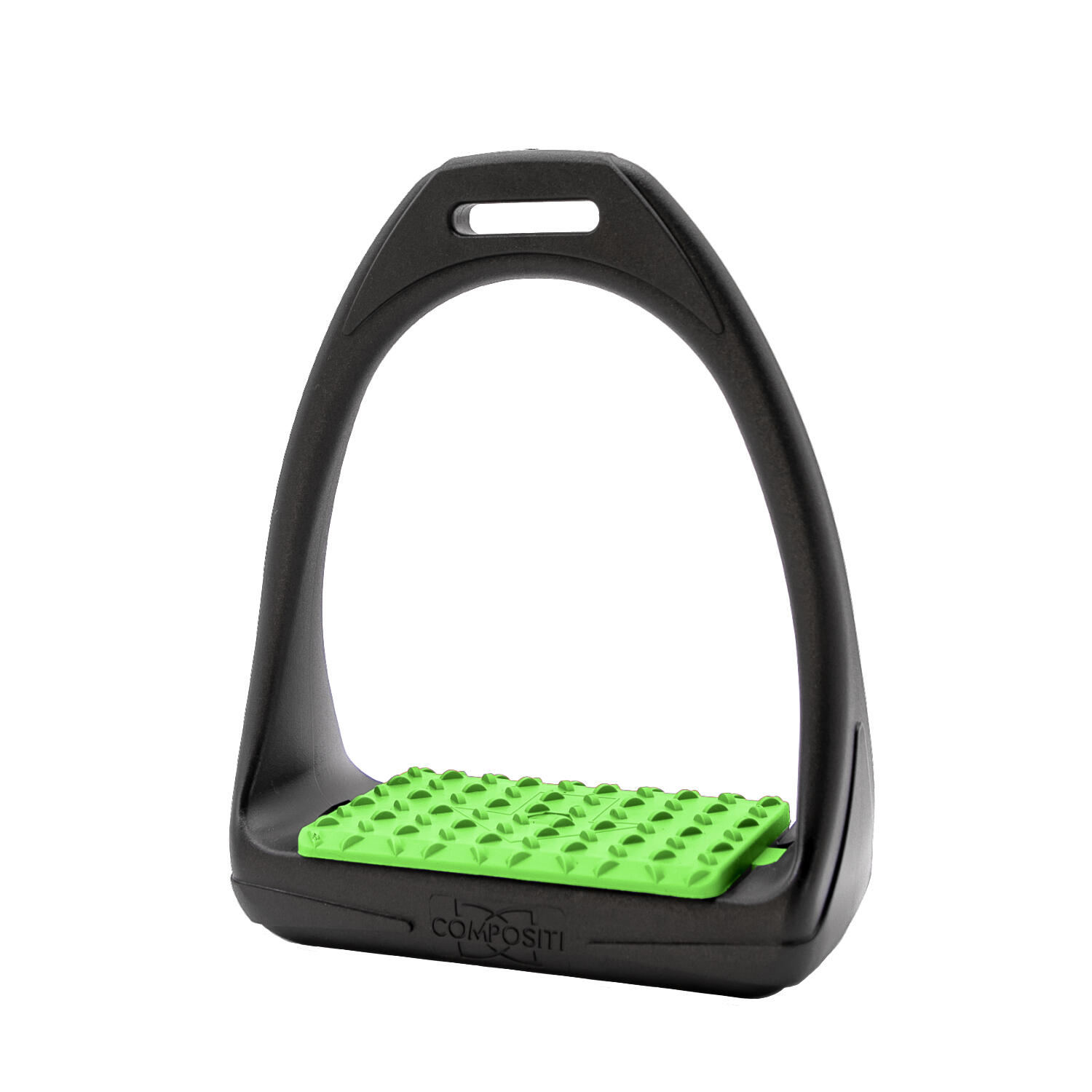 Compositi - Étriers Équitation En Polymère Compositi Reflex Model - Etrier - Jaune|vert - No Size - Decathlon