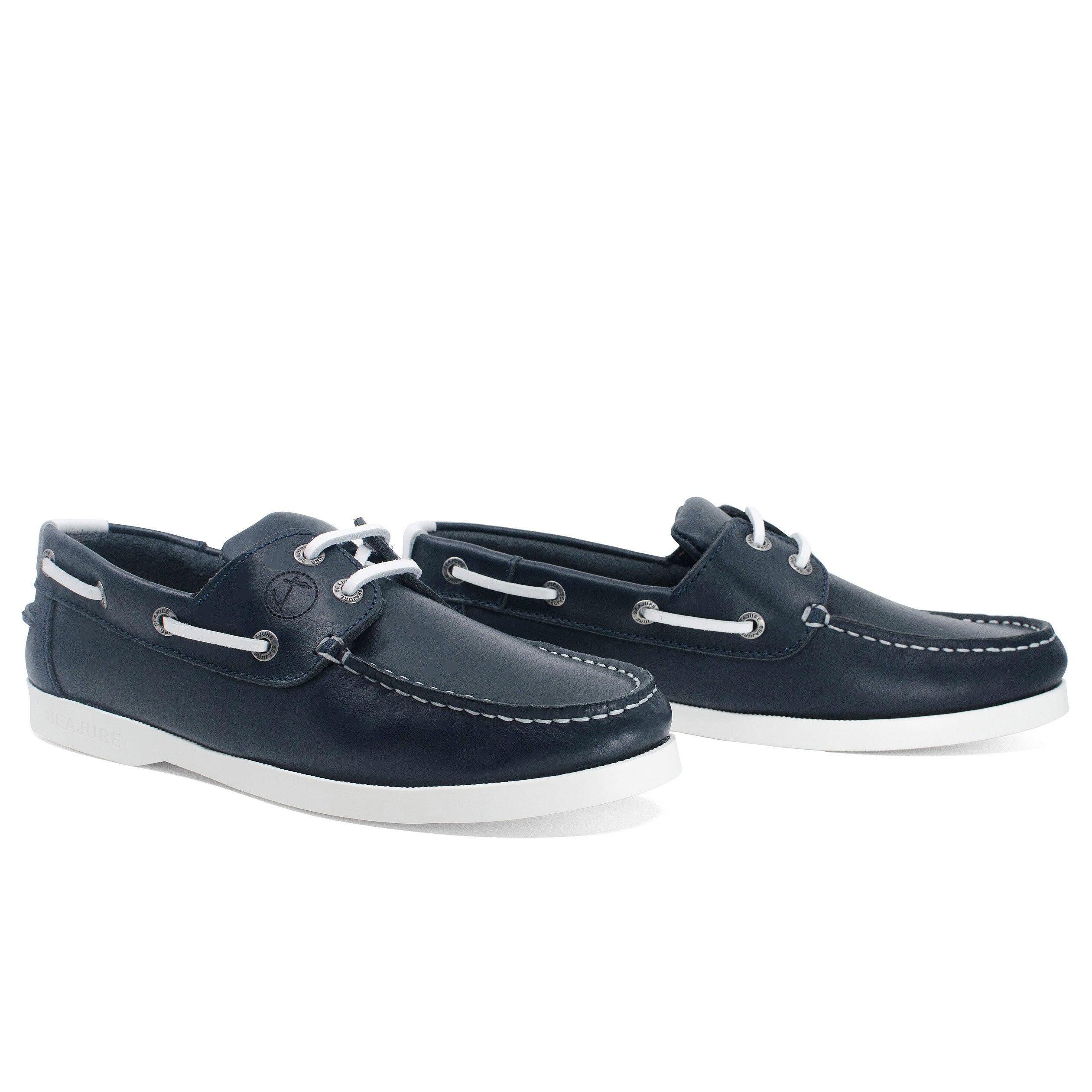 Donna Pelle Scarpe da Barca Cannon Blu navy 2/8