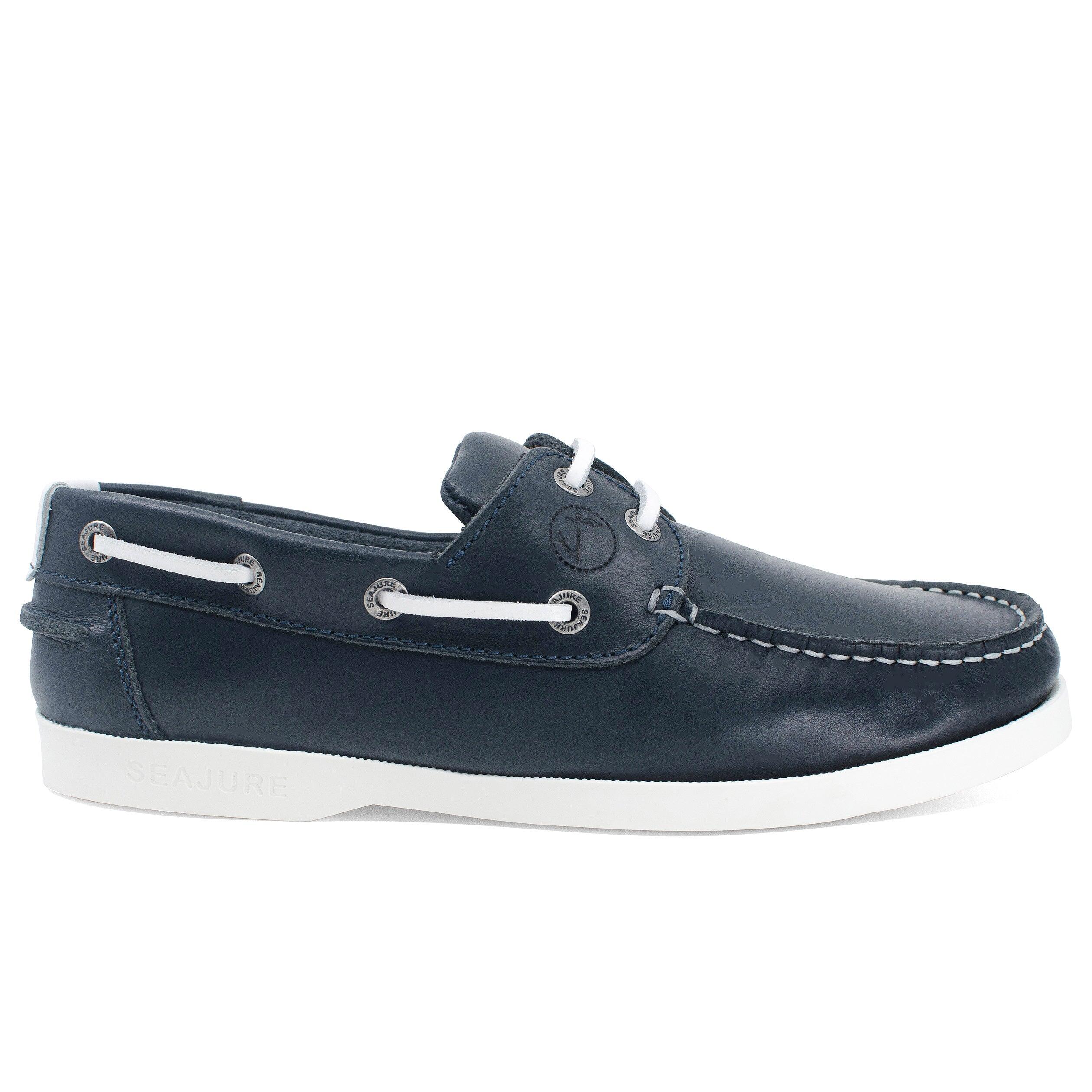 Donna Pelle Scarpe da Barca Cannon Blu navy 4/8