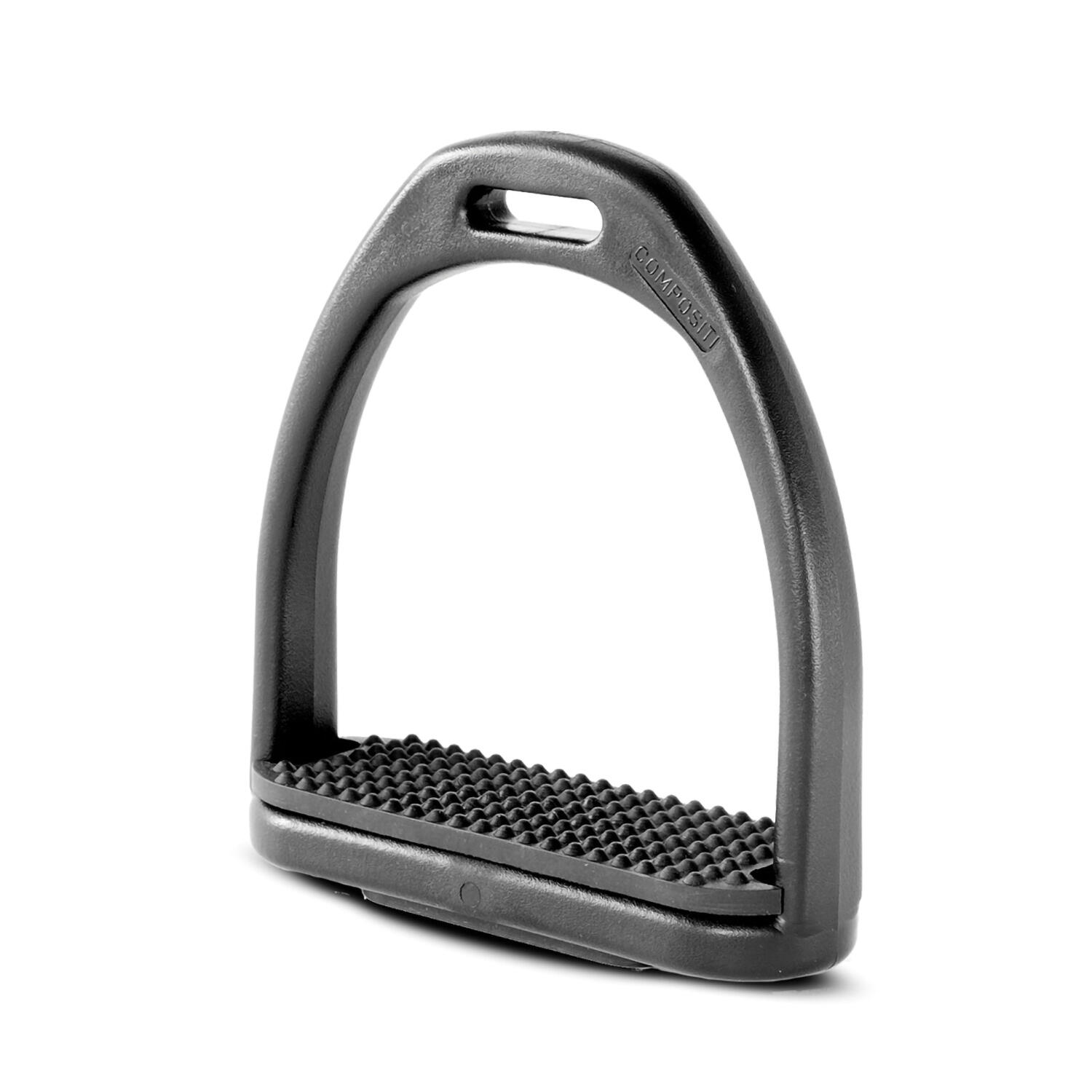 Compositi - Étriers Équitation En Polymère Profil Modèle Compositi - Etrier - Noir - 120 Mm - Decathlon