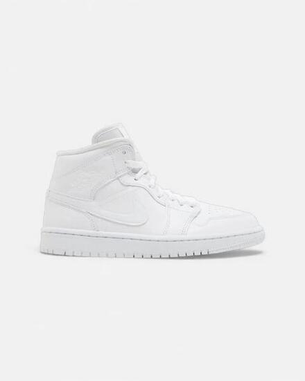 Air Jordan Mid Triple White (2022) (Women's)