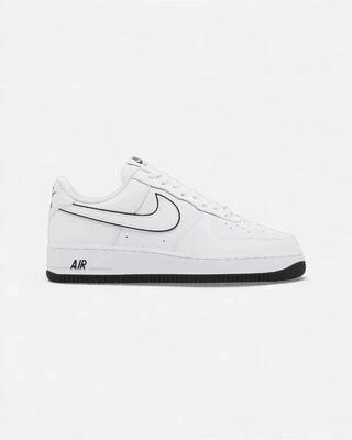 Nike Air Force 1 '07 Low White Black Outline Swoosh