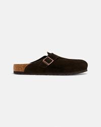 Birkenstock Boston Soft Footbed Suede Mocha
