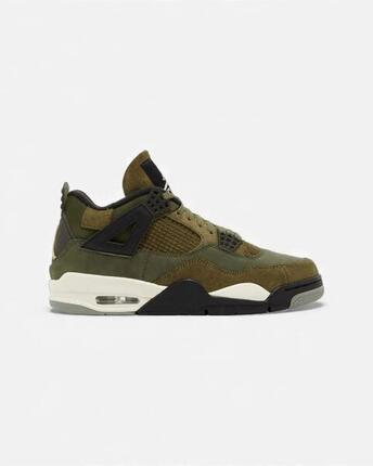 Air Jordan 4 Retro SE Craft Medium Olive (GS)