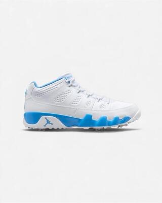Jordan 9 Retro Low Golf White University Blue