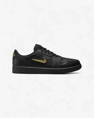 Jordan 1 Low Method of Make Black Metallic Gold (Women's)