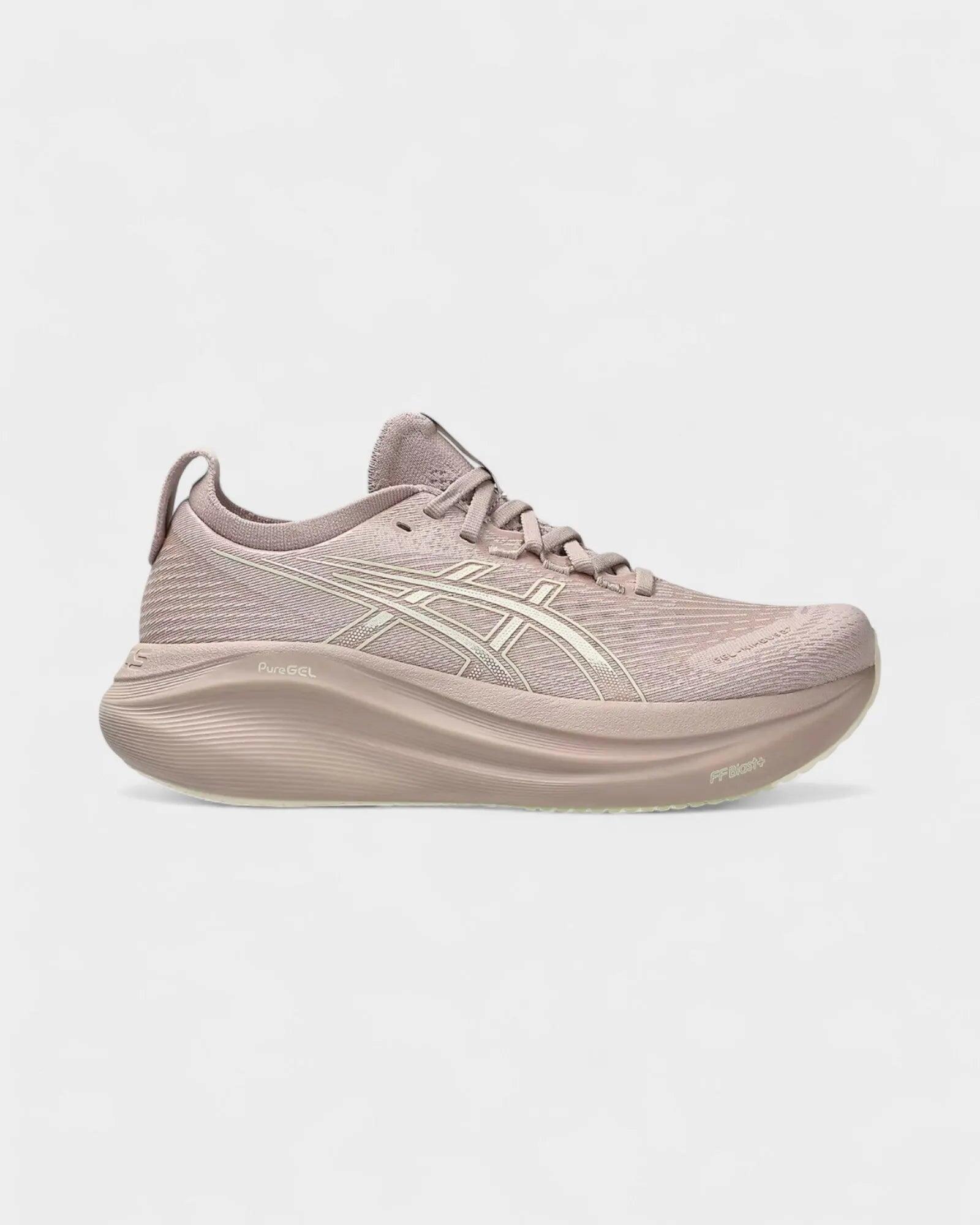 Asics gel-nimbus 27 fawn birch (women's)
