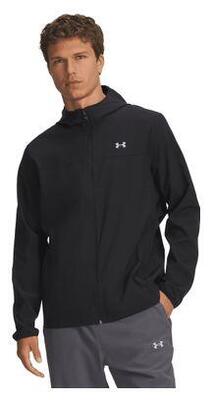 Heren under armour velociti pro storm waterdichte jas zwart