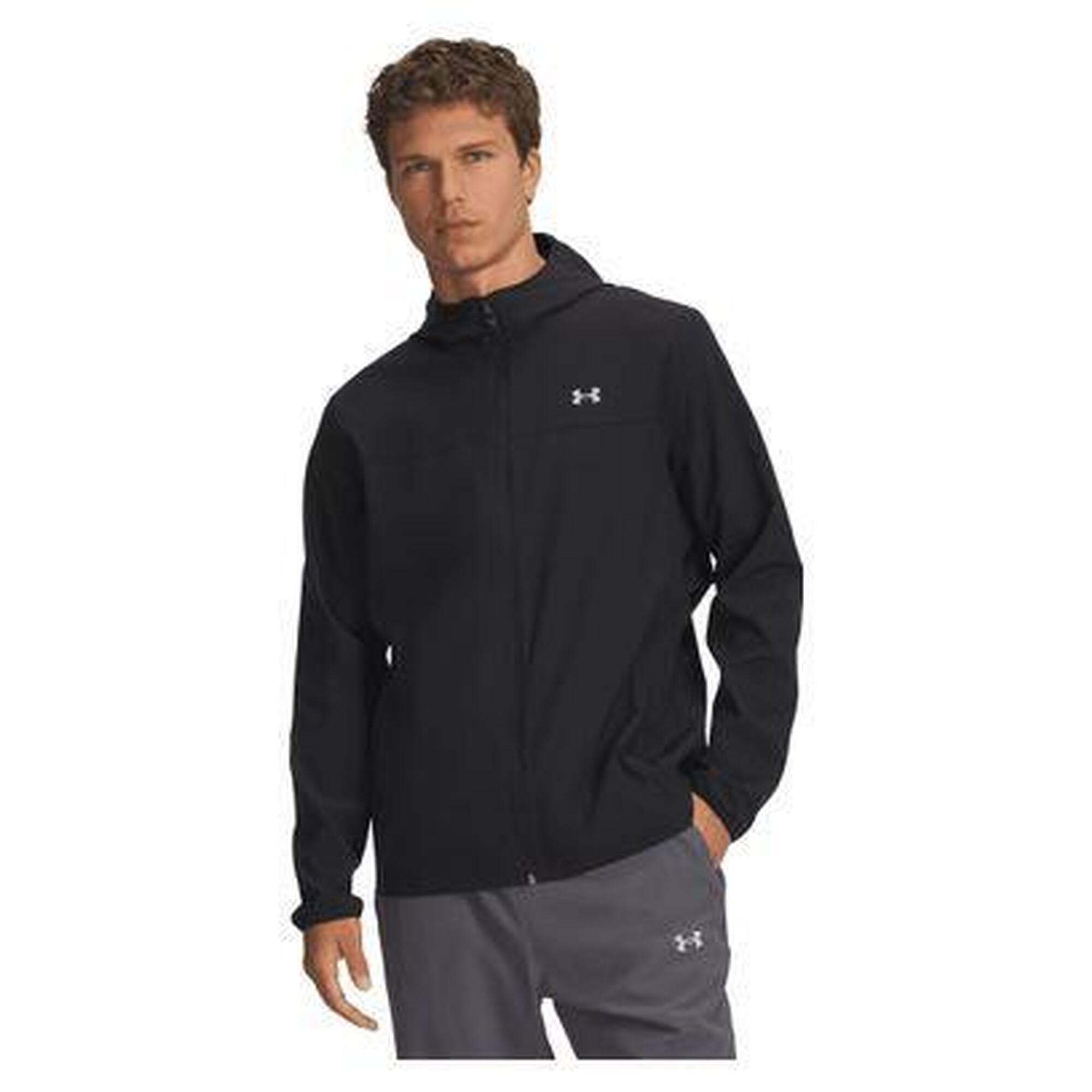 Under Armour - Veste Déperlante Under Armour Velociti Pro Storm Noir Homme - Veste - Noir - Decathlon