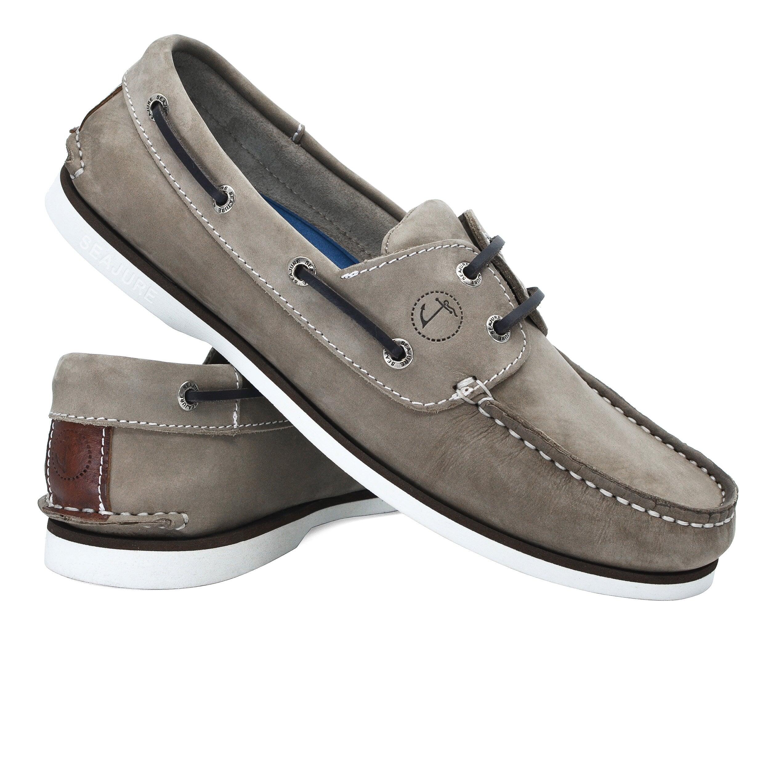 Heren Nubuck leren Bootschoenen Uvongo Taupe 6/6