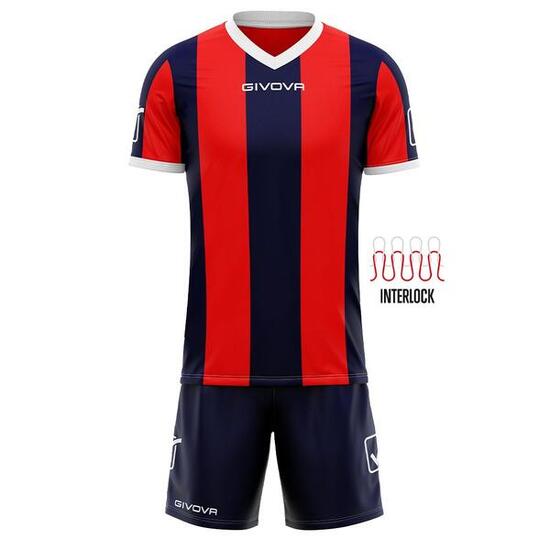 Ensemble sport Givova Catalano Blue-Red XL