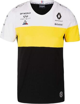 Renault Kinder T-Shirt F1 Team Weiß-Gelb-Schwarz Gr. 164