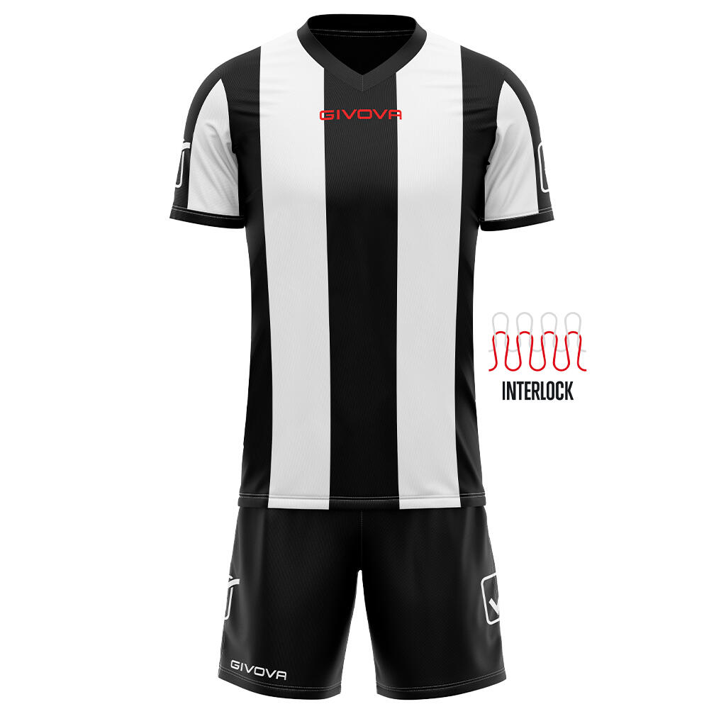 Ensemble sportif Givova Catalano Noir-Blanc M 2/5