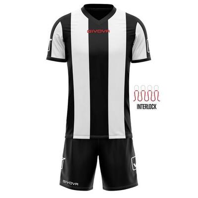 Givova catalano sportset zwart-wit m