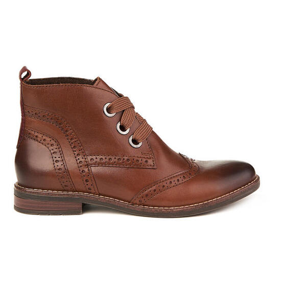 BLUE COX Herren-Stiefel ZLN 0538, Echtleder, Fellfutter, Braun