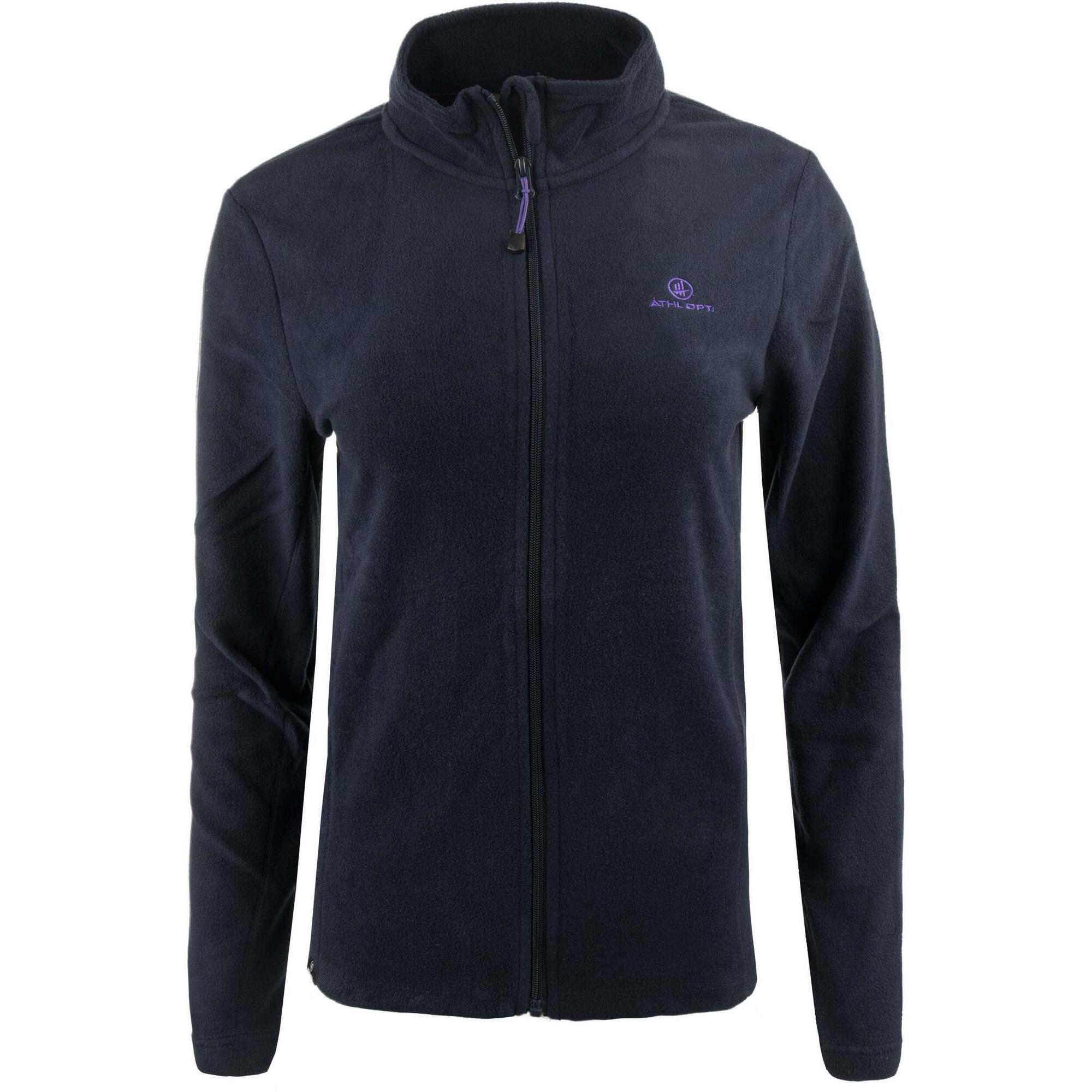 Damska bluza z kapturem Athl DPT Gemini – czarna, zamek